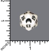 Magic Spindown Die - Origins - White