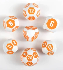 Robo Roll 7-Piece Metal Dice Set