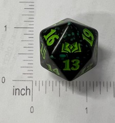 Magic Spindown Die - Wilds of Eldraine Green