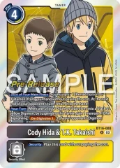 Cody Hida & T.K. Takaishi - BT16-088 - P (Beginning Observer Pre-Release Promo) - Foil