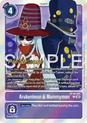 Arukenimon & Mummymon - BT16-089 - P (Beginning Observer Pre-Release Promo) - Foil