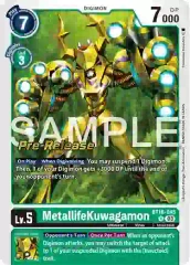 MetallifeKuwagamon - BT16-045 - P (Beginning Observer Pre-Release Promo) - Foil