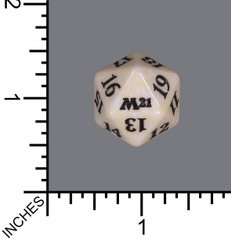 Magic Spindown Die - Core Set 2021 - White