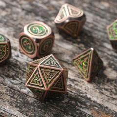 Arboreal Magik Set of 7 Metal Dice