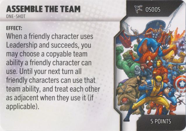 Assemble the Team - OS005