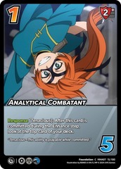 Analytical Combatant