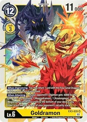 Goldramon - EX3-035 - SR (Revision Pack Cards)