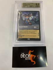 2023 Disney Lorcana Promos Gencon #11P1 Mickey Mouse Musketeer P Beckett Gem Mint 9.5 #123