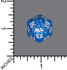 Magic Spindown Die - Core Set 2021 - Blue