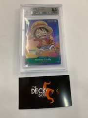 2023 One Piece Promos Convention #P037 Monkey.D.Luffy P Anime Expo Beckett NM-MT+ 8.5
