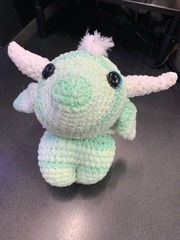 Bandty Crochet: Dragon (Small) - Green Chenille