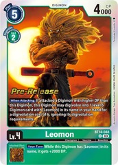 Leomon - BT14-048 - P (Blast Ace Pre-Release Promo) - Foil