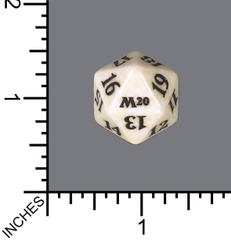 Magic Spindown Die - Core Set 2020 - White