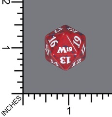 Magic Spindown Die - Core Set 2019 - Red