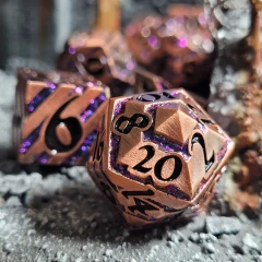 Banded Alchemist Joy Set of 7 Metal Dice Set