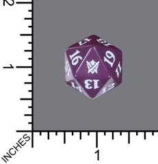 Magic Spindown Die - Khans of Tarkir - Purple