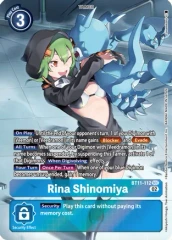 Rina Shinomiya - BT11-112 - SR - Alternate Art - Foil