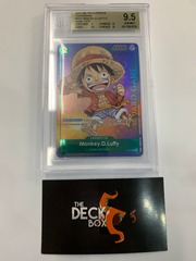 2023 One Piece Promos Convention #P037 Monkey.D.Luffy P Anime Expo Beckett Gem Mint 9.5