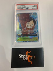 One Piece Monkey D. Luffy OP07-Alternate Art PSA 10