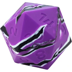Gate Keeper Games Apocalypse Random Encounter 58mm Epic D20 Dice - Purple Swirl