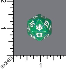 Magic Spindown Die - War of the Spark - Green