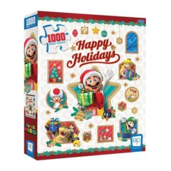 Super Mario - Happy Holidays 1000pc Jigsaw Puzzle