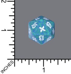 Magic Spindown Die - Betrayers of Kamigawa - Green