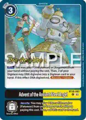 Advent of the Ancient Steel Angel - BT16-097 - P (Beginning Observer Pre-Release Promo) - Foil