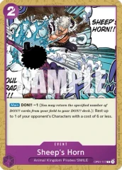 Sheep's Horn - OP01-117 - C