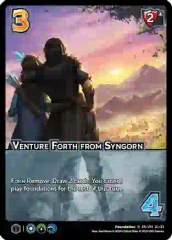 Venture Forth from Syngorn - Foil