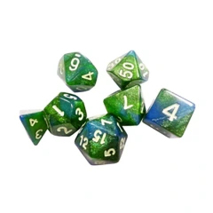 The Field Guide to Floral Dragons - Leaf Green Dice Set