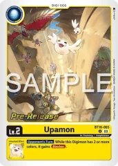 Upamon - BT16-003 - P (Beginning Observer Pre-Release Promo) - Foil