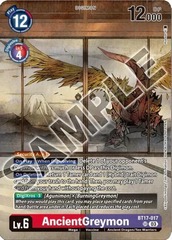 AncientGreymon (Tamers Selection Box Ver. Championship 2024) - BT17-017 - SR - Foil