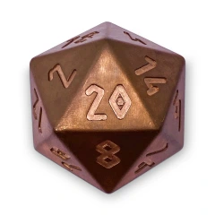 COPPER - BOULDER® 55MM TRUE METAL DICE