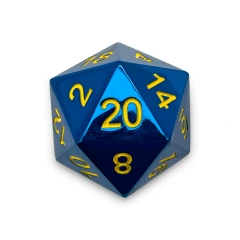 LIGHTNING BOLT - BOULDER 45MM D20 METAL DICE