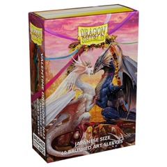 Dragon Shield - Valentine Dragons 2023 - Brushed Art Sleeves - Japanese Size