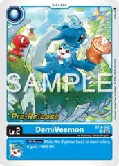 DemiVeemon - BT16-002 - P (Beginning Observer Pre-Release Promo) - Foil