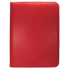 Ultra Pro: (9Pkt) Vivid Pro Binder: Zippered: Red