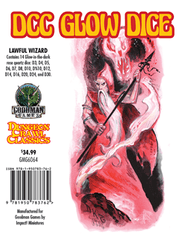 Dungeon Crawl Classics: Glow Dice Set- LAWFUL WIZARD