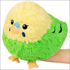 Mini Squishable Green Budgie