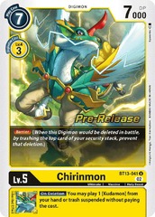 Chirinmon - BT13-041 - P (Versus Royal Knight Pre-Release Promo) - Foil