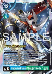 Imperialdramon: Dragon Mode  - BT16-028 - P (Beginning Observer Pre-Release Promo) - Foil