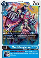 MachGaogamon - BT13-029 - P (Versus Royal Knight Pre-Release Promo) - Foil