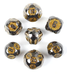 Glorious Battle 7-Piece Metal Dice Set