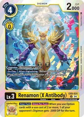 Renamon (X Antibody) - EX8-031 - R - Foil