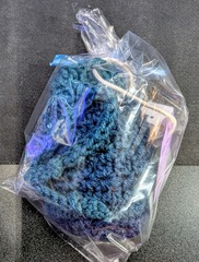 Bandty Crochet: Dice Bag (Small) - Matti Blue