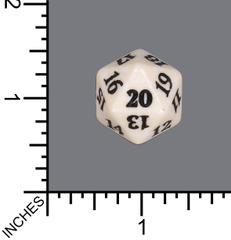 Magic Spindown Die - Game Night 2019 Edition - White