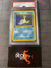 1999 Pokémon Fossil Lapras-Holo 1st Edition Holo PSA NM 7