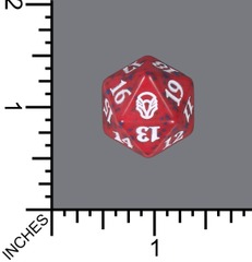 Magic Spindown Die - Dominaria - Red