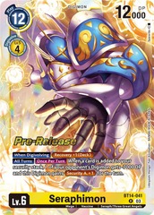 Seraphimon - BT14-041 - P (Blast Ace Pre-Release Promo) - Foil